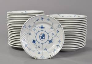 BG - Hotel Musselmalet 39 tall. i porcelæn - m monogram. 39