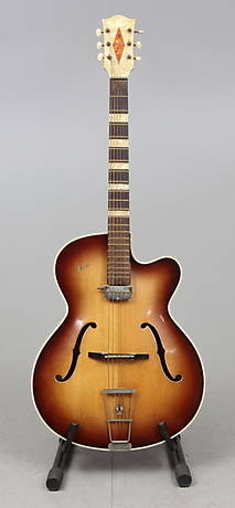 AKUSTISK GITARR, Höfner, ca 1950-1960-tal.