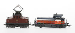 MODELLTÅG ROCO SJs växellok Z66 samt F25.