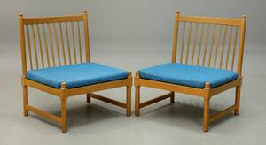 Børge Mogensen. Et par tremme lænemodulstole, model 4290 2