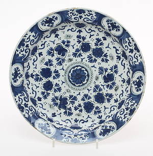 TALLRIK, fajans, trol. Holland, 171800-tal.