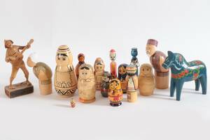 Parti träfigurer
