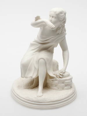 FIGURIN, Parian, Gustavsberg, tidigt 1900-tal.