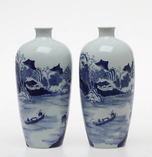 VASER, 1 par, porslin, Kina.