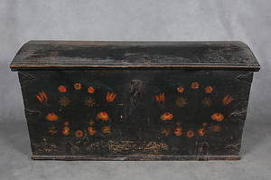 ALLMOGEKISTA, originalmålad, märkt HPS 1841.
