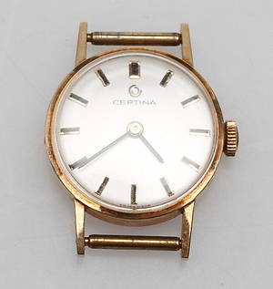DAMUR CERTINA, 14k guld.