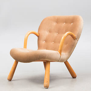 FÅTÖLJ, tillskriven, Muslinge, Clam chair, Philip Arctander.