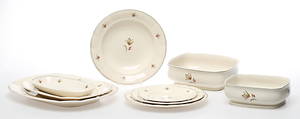MATSERVIS, 54 delar, porslin, Arabia, 1932-1949.