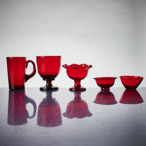 Konstglas, 5 delar