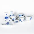 KAFFESERVIS, 32 del, Blå Blomst, Royal Copenhagen