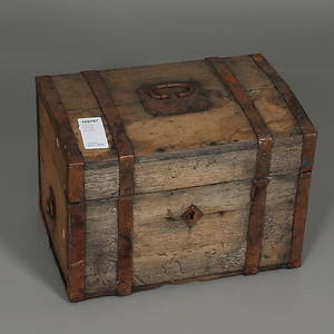 KISTA med järnbeslag, 1800-tales senare del.