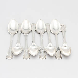 SKEDAR, 8 st, silver ca 550 gram.