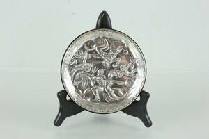 COASTER, silver och bakelit, efter Carl Milles, GAB, 1969