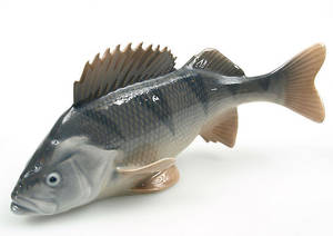 FIGURIN, porslin, fisk,Kunglig Dansk.