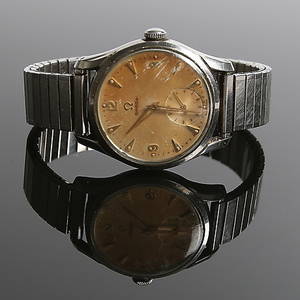 ARMBANDSUR, stål, OMEGA, 1950-talets mitt.