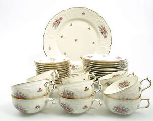 KAFFESERVIS, porslin, 37 delar, Sanssouci, Rosenthal.