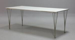 Piet HeinBruno MathssonArne Jacobsen Rektangulært bord, hvid