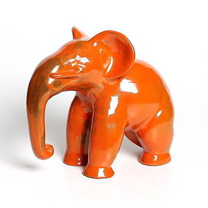 ELEFANT, keramik, Allan Ebeling, Uppsala-Ekeby. 1939.