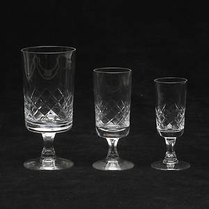 Sökresultat för Vinglas johansfors VIN och STARKVINGLAS, 18 delar, Zita, Johansfors. Glas