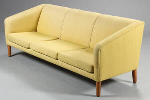 Dansk møbelproducent. Tre-pers. sofa, 194050erne