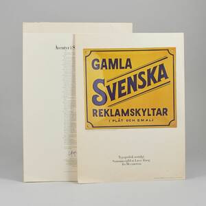 Grafiska blad, Gamla Svenska reklamskyltar