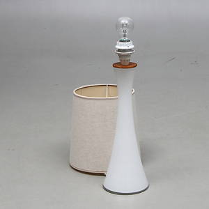 BORDSLAMPA, glas, Bergboms, 195060-tal.