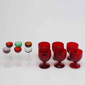 PARTI GLAS, 12 delar, bl a vinglas, Monika Bratt, Reijmyre.