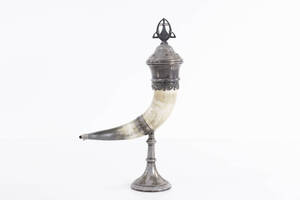 Ymnighetshorn, nysilver, höjd 59 cm
