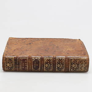BOK, Judarnas historia, Flavius Joseph, under titeln Judiska antikviteter, traderade efter grekiska originalet från skilda manuskript sammanställda av Monsieur Arnault, Dandilly, Paris, 1773.