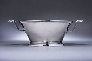 C.G. Hallberg. Svensk art deco champagnekøler af sølv, Stockholm 1941