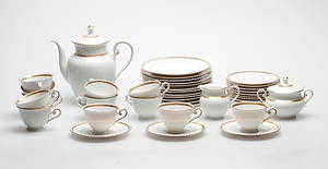 KAFFESERVIS, 27 delar, porslin, Elisabeth, Seltmann, Bavaria, Tyskland.