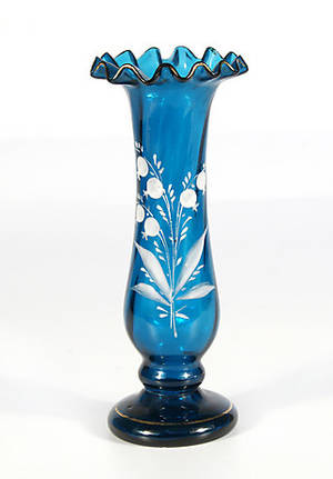 VASE. Wohl Böhmen. 19. Jahrhundert.