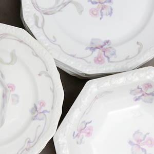 SERVIS, ca 59 delar, porslin, Maria med dekor av blommor, Rosenthal, 1900-tal.