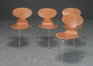 Arne Jacobsen. Fire stole Myren, model 3101 4