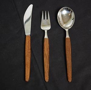 BESTICK, 30 delar, Opus teak Tias Eckhoff Lundtofte, Danmark.