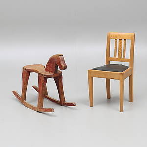 BARNSTOL och GUNGHÄST, 18001900-tal.