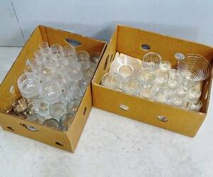 Stort parti finskt glas, Iittala, Nuutajärvi, ca. 63 delar