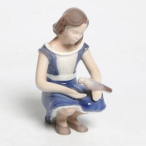FIGURIN, porslin, Bing Gröndal. Danmark.
