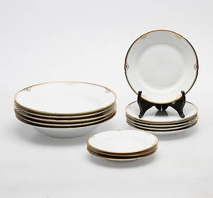 SERVISDELAR, 14 delar. Porslin, EleganceBing Gröndahl, Danmark.