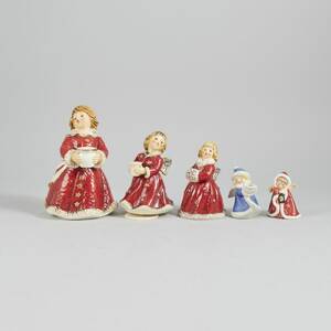 Figuriner, 5 st. Goebel. Änglar