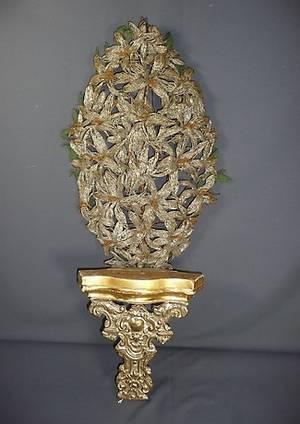 ALTARBLUMEN MIT KONSOLE, 18. Jahrhundert.