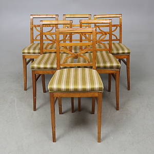 ÖSTGÖTASTOLAR, 6 st, 1800-tal.
