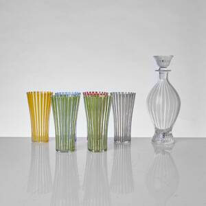 Karaff, 6 st glas