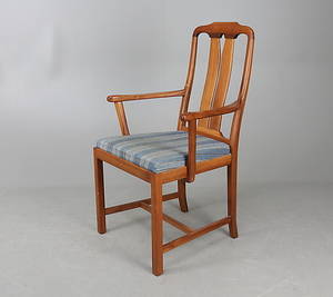 KARMSTOL, 1 st, Ambassadör, Carl Malmsten för Åfors Möbelfabrik, 1900-talets mitt.