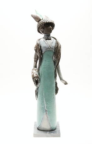 FIGURIN, keramik, Elsi och Margareta Bourelius, 1900-talets senare hälft.