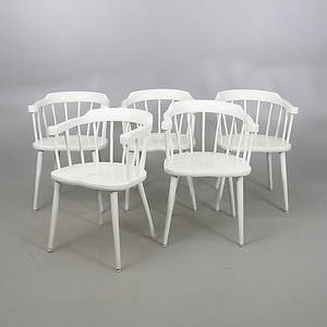 KARMSTOLAR, 5 st, Torpet, Karin Mobring, IKEA. 1900-talets senare del.
