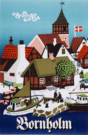 Aage Rasmussen, Henrik Bloch mfl. Samling Turistplakater 8