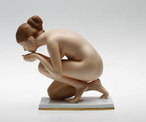 FIGURIN, porslin, Ernst Wenck, Rosenthal, 1900-tal.