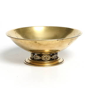 SKÅL, mässing, Kungaskålen, Ystad Metall, 1900-tal.