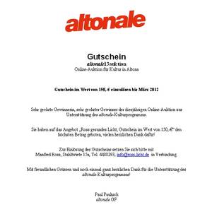 Ross Gesundes Licht, Einkaufsgutschein über 150